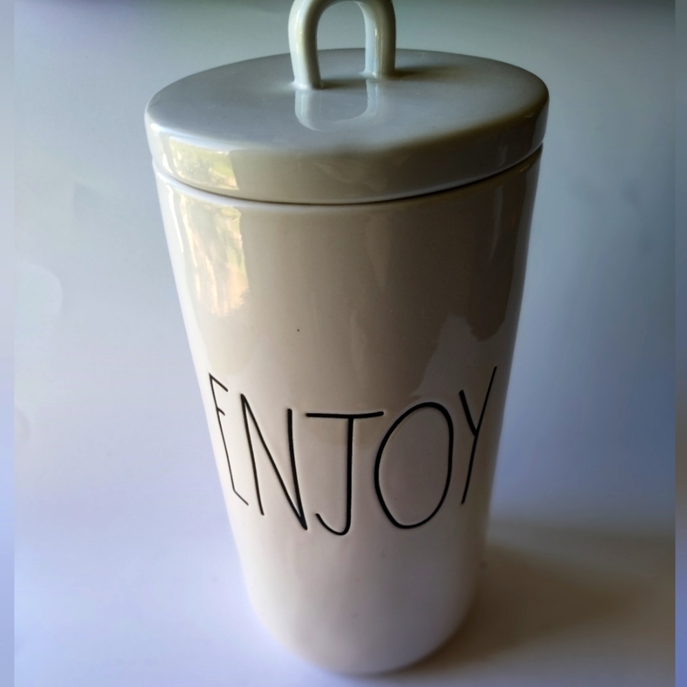 Rae Dunn Canister storage 'Enjoy'